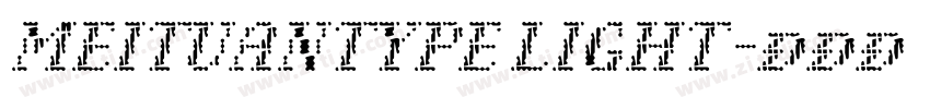 MEITUANTYPE LIGHT字体转换 MEITUANTYPE LIGHT字体转换